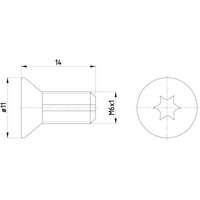 Schraube, Bremsscheibe TEXTAR TPM0012 von Textar