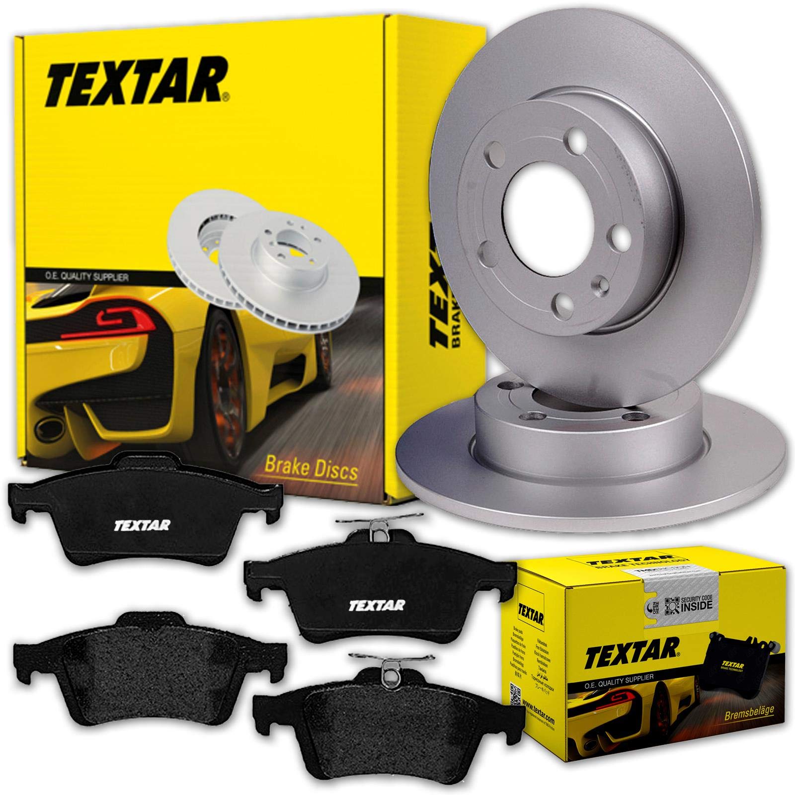 TEXTAR BREMSSCHEIBEN 271x11mm + BELÄGE HINTEN FOCUS 3 III MK3 NUR passend bis Baujahr 1/2016 von Textar