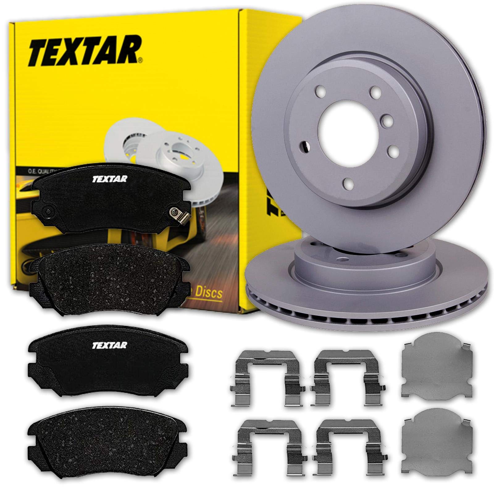 TEXTAR BREMSSCHEIBEN 296x30mm + BELÄGE VORNE NUR für 16" Zoll Bremssystem = POC J60 von Textar