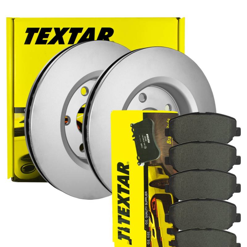 TEXTAR BREMSSCHEIBEN Ø262mm + BREMSBELÄGE SET HINTEN von Textar