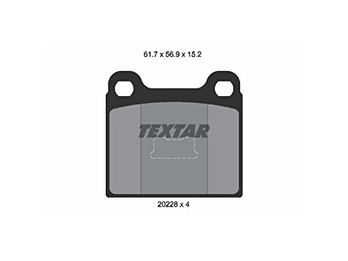 TMD Friction Services 2022803 Bremsbelagsatz, Scheibenbremse von Textar