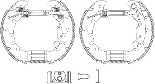 TMD Friction Services 84065300 Bremsbackensatz von Textar