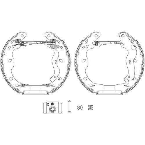 TMD Friction Services 84067500 Bremsbackensatz von Textar