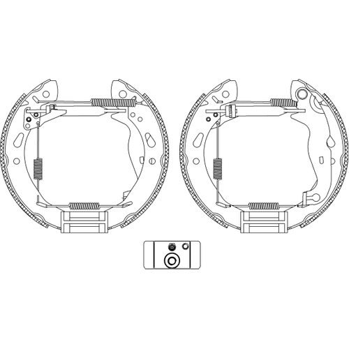 TMD Friction Services 84069200 Bremsbackensatz von Textar