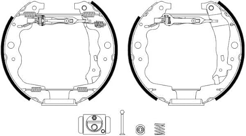 TMD Friction Services 84069300 Bremsbackensatz von Textar