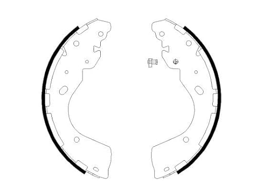 TMD Friction Services 91081800 Bremsbackensatz von Textar