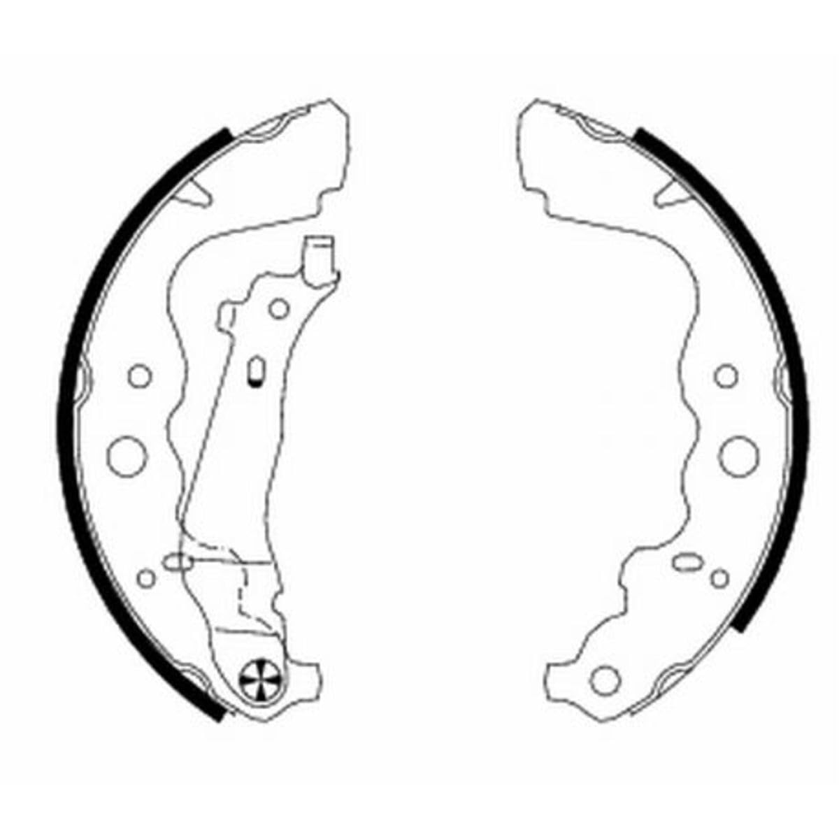 Textar 91069300 Bremsbackensatz von Textar