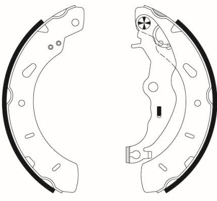 Textar 91079800 Bremsbackensatz von Textar