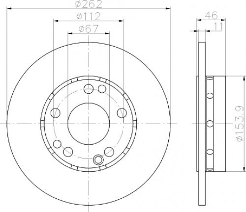 Textar 92027403 Bremsscheibe Set of 2 von Textar