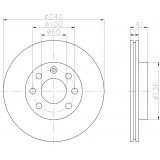 Textar 92111403 Bremsscheibe, Set of 2 von Textar