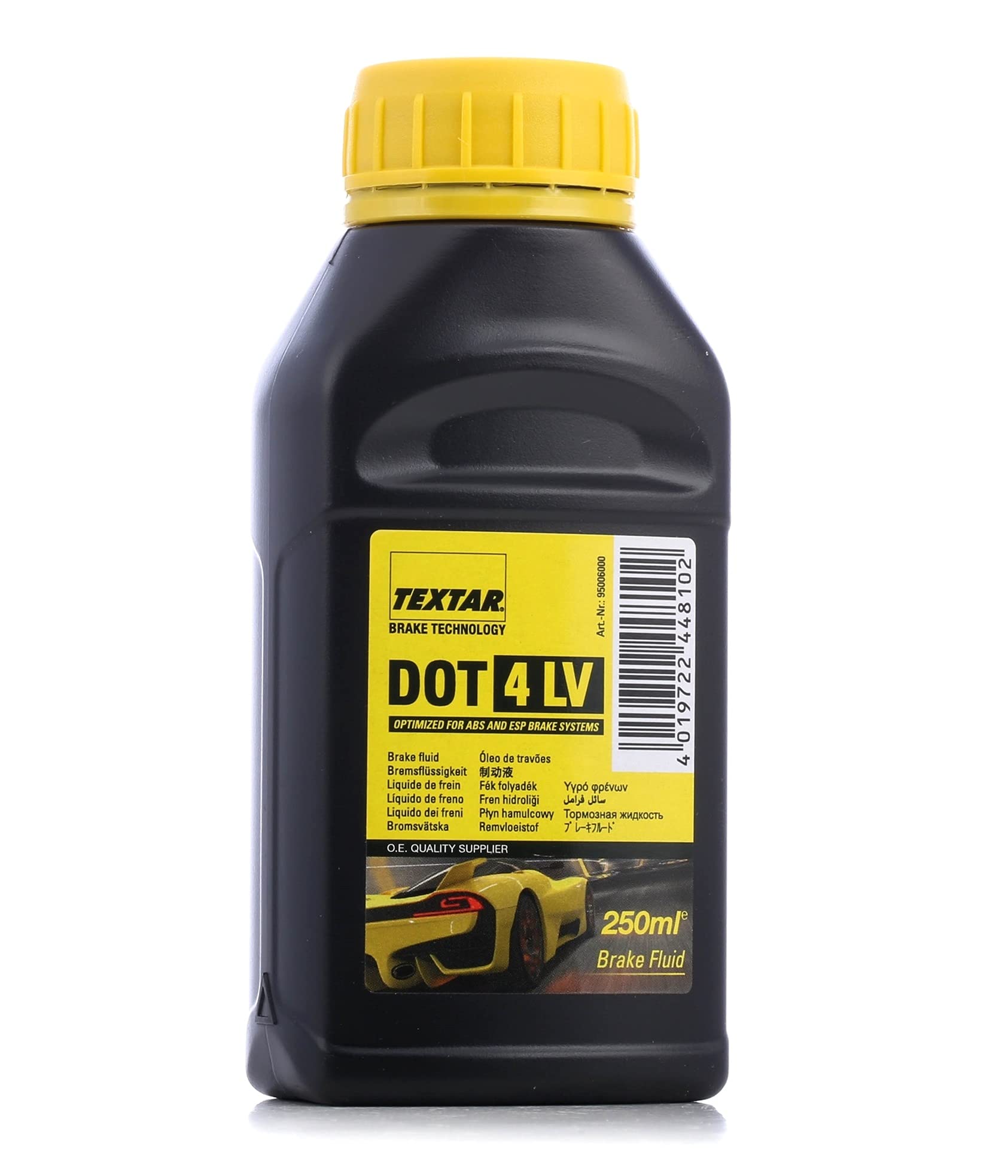 Textar Bremsflüssigkeit Brake Fluid Dot 4 0,25L 95006000 Brems Flüssigkeit Bremsflüssigkeit von Textar