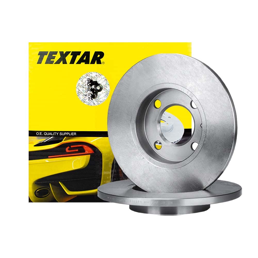 Textar Bremsscheiben Hinterachse Voll Ø 268Mm | 2X 92325903 von Textar