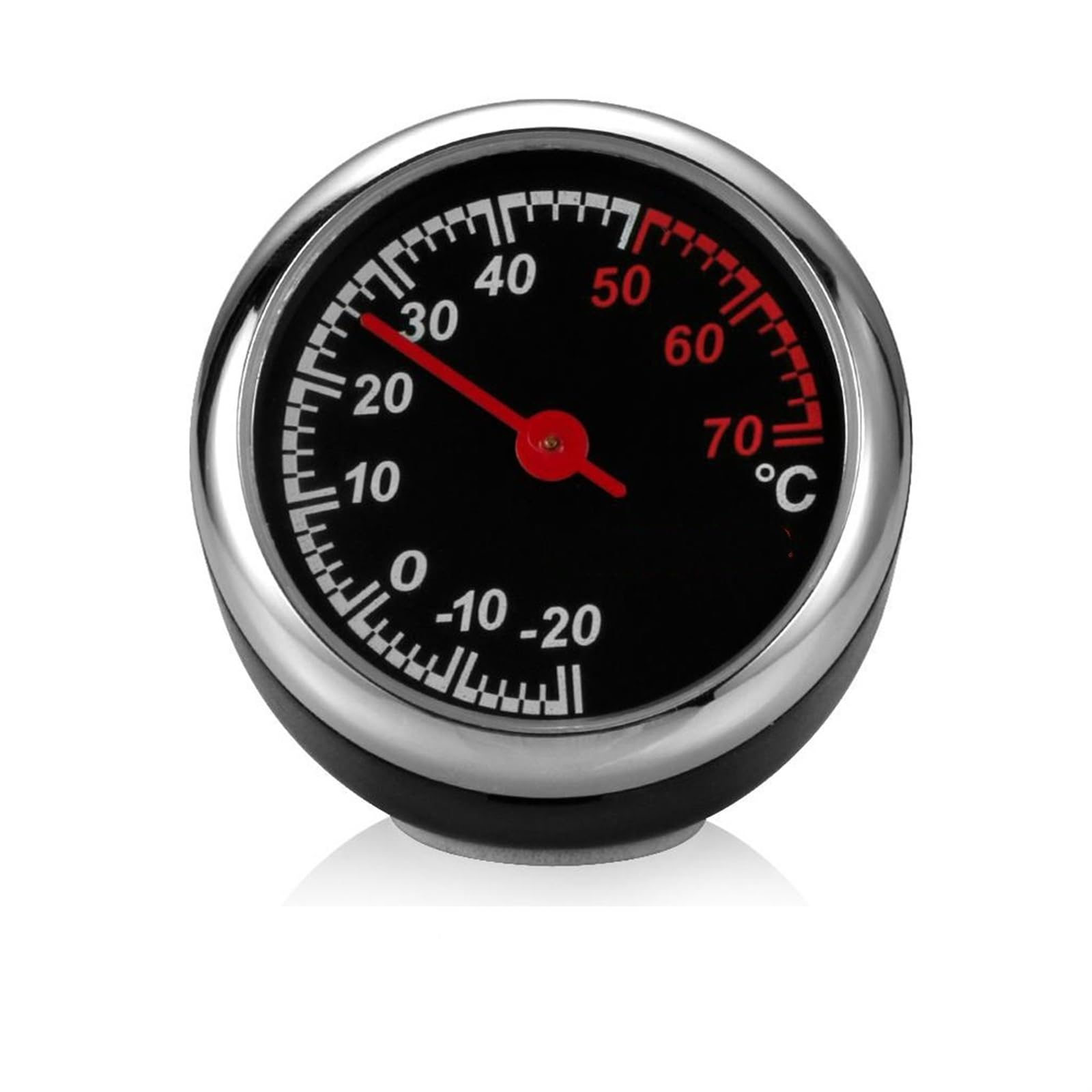 Auto Zubehör Innenraum Auto-Digitaluhr, Auto-Uhr, Thermometer, Hygrometer, Messgerät, Dekoration, Ornament, Uhren, Auto-Innenraum-Aufkleber Auto Zubehör Trim(Temperature) von Tfkkaw