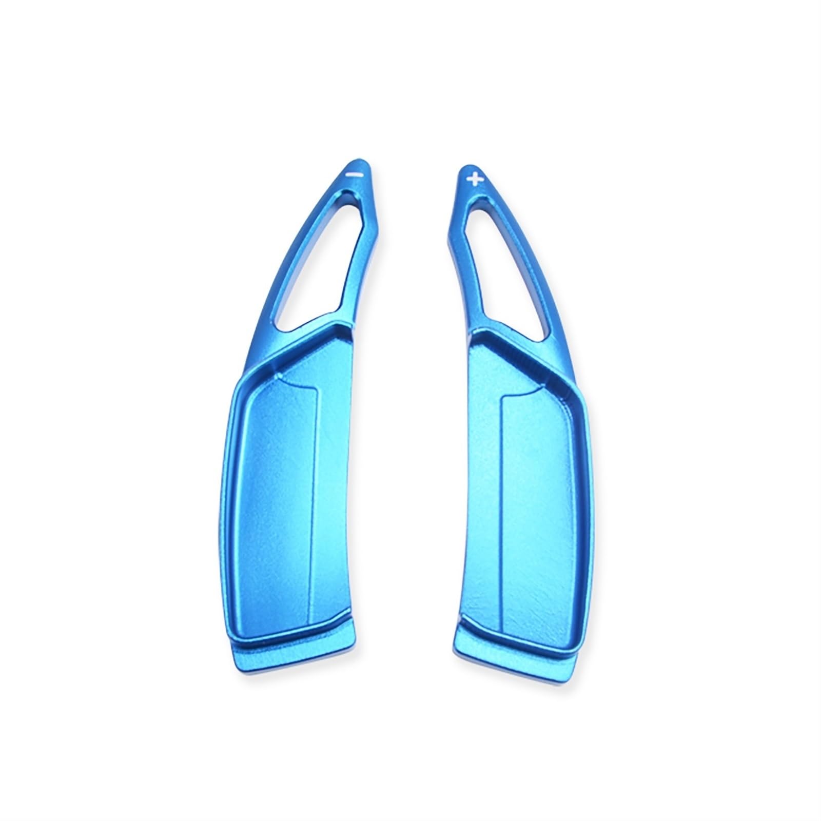 Auto Zubehör Innenraum Für Peugeot 508 5008 308 3008 208 2008 Aluminiumlegierung Auto Lenkrad Shift Paddle Shifter Erweitertes Zubehör Auto Zubehör Trim(Blue) von Tfkkaw