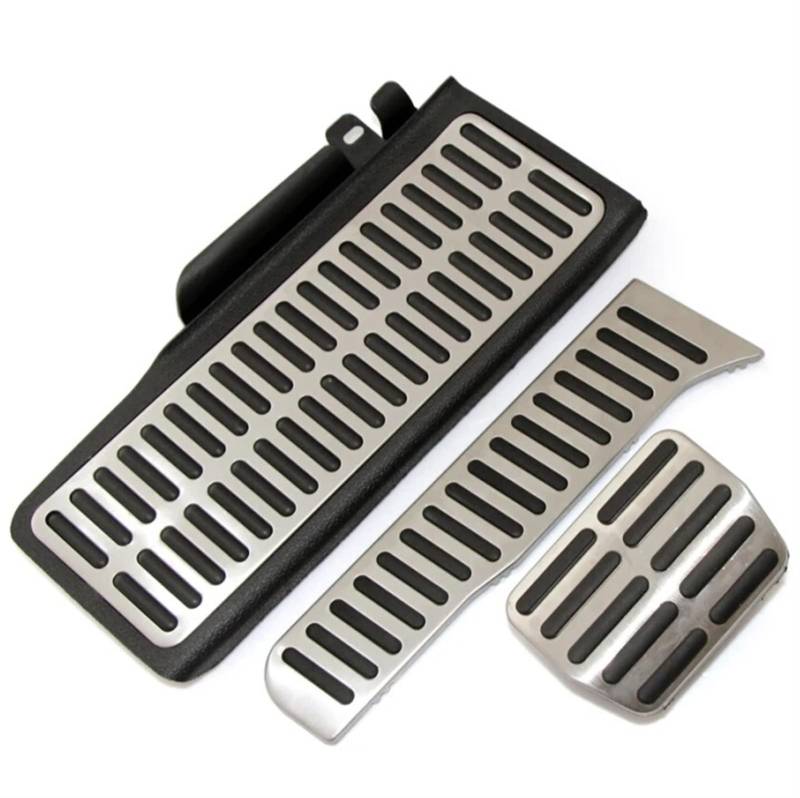 Bremspedal Für Golf 5 6 MK5 MK6 Für Scirocco Für CC Für Passat B6 B7 Für Shara Für Tiguan Für Jetta Mk6 Auto-Styling-Pedal Auto-Fußpedale(2 AT 3pcs) von Tfkkaw