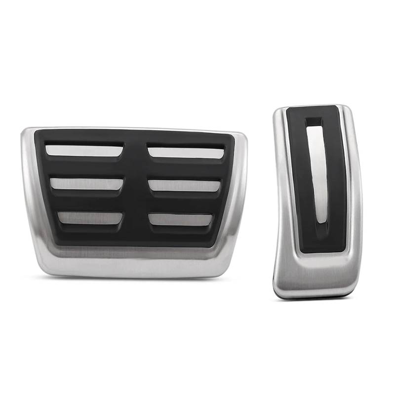 Bremspedal Für Skoda Für Karoq NU7 2017 2018 2019 2020 2021 2022 Sport Kraftstoff Bremspedale Pads Rutschfeste Restfoot Pedal Abdeckung AT MT Auto-Fußpedale(2 pcs) von Tfkkaw