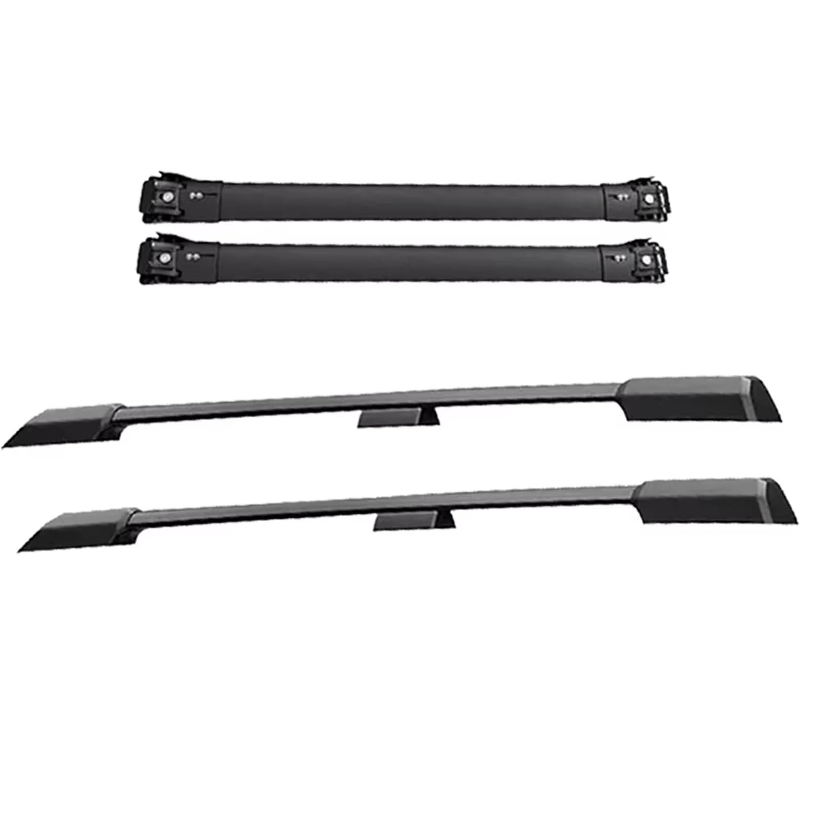 Dachträger Für Lexus GX550 2024 2025 Cross Bar Schwarz Aluminium Dach Schiene Rack Fit Relingträger von Tfkkaw