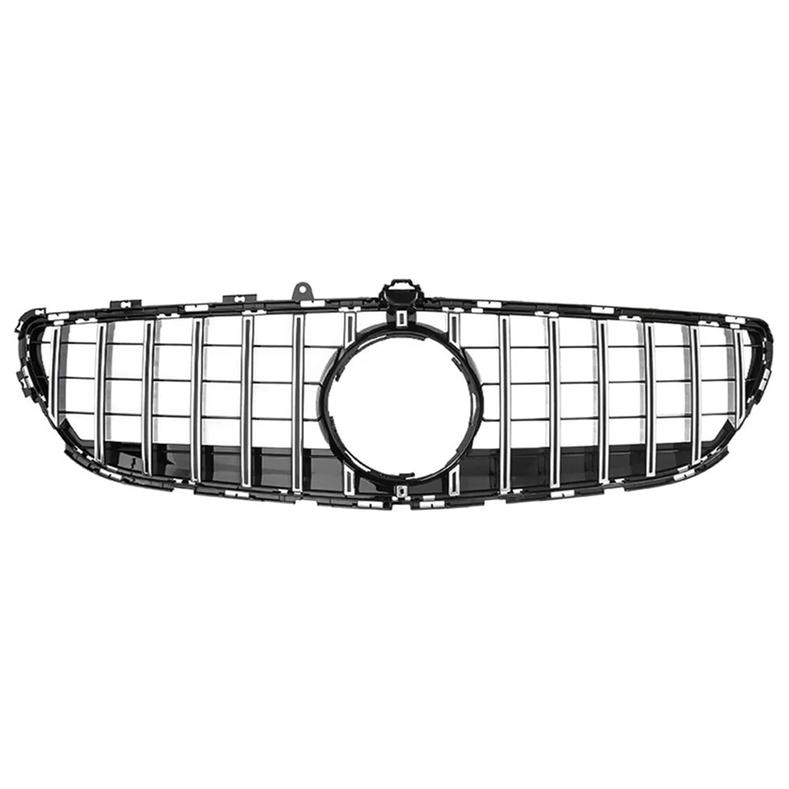 Frontgrills Für-Benz CLS-Klasse W218 2015-2018 CLS300 CLS350 GT Stil Kühlergrill Nachrüstung Ersatzteil Auto Frontstoßstange Racing Grill Kühlergrille(Silber) von Tfkkaw