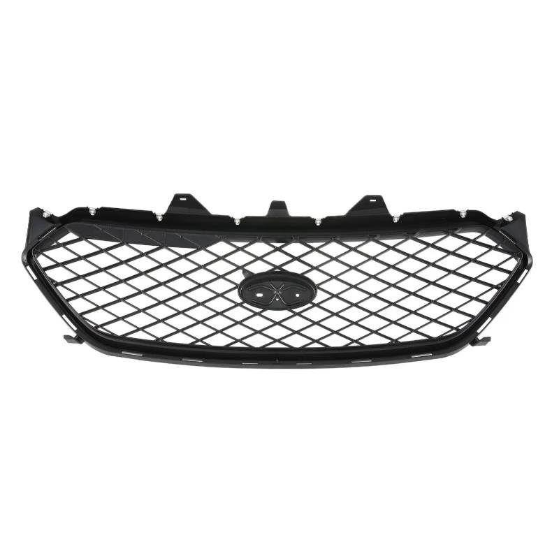 Frontgrills Für Ford Für Polizei Für Taurus 2013-2019 Interceptor Limousine 2014 2015 2016 2017 2018 ABS Front Stoßstange Oberen Kühlergrill Mesh Kühlergrille von Tfkkaw