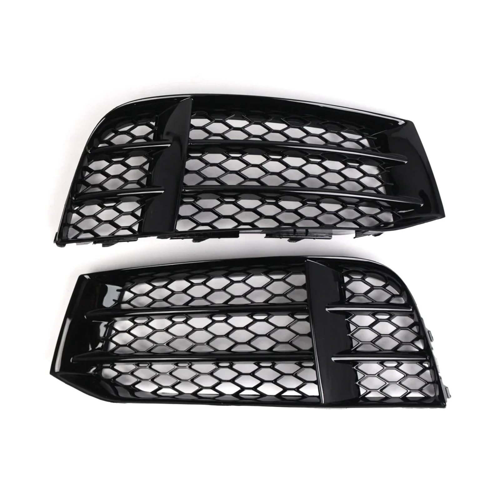 Frontgrills Für RS5 B8.5 2013 2014 2015 2016 8T0807681F Auto Nebelscheinwerfer Grill Lampenabdeckung Waben Sechskant Kühlergrill Kühlergrille(Only Left) von Tfkkaw