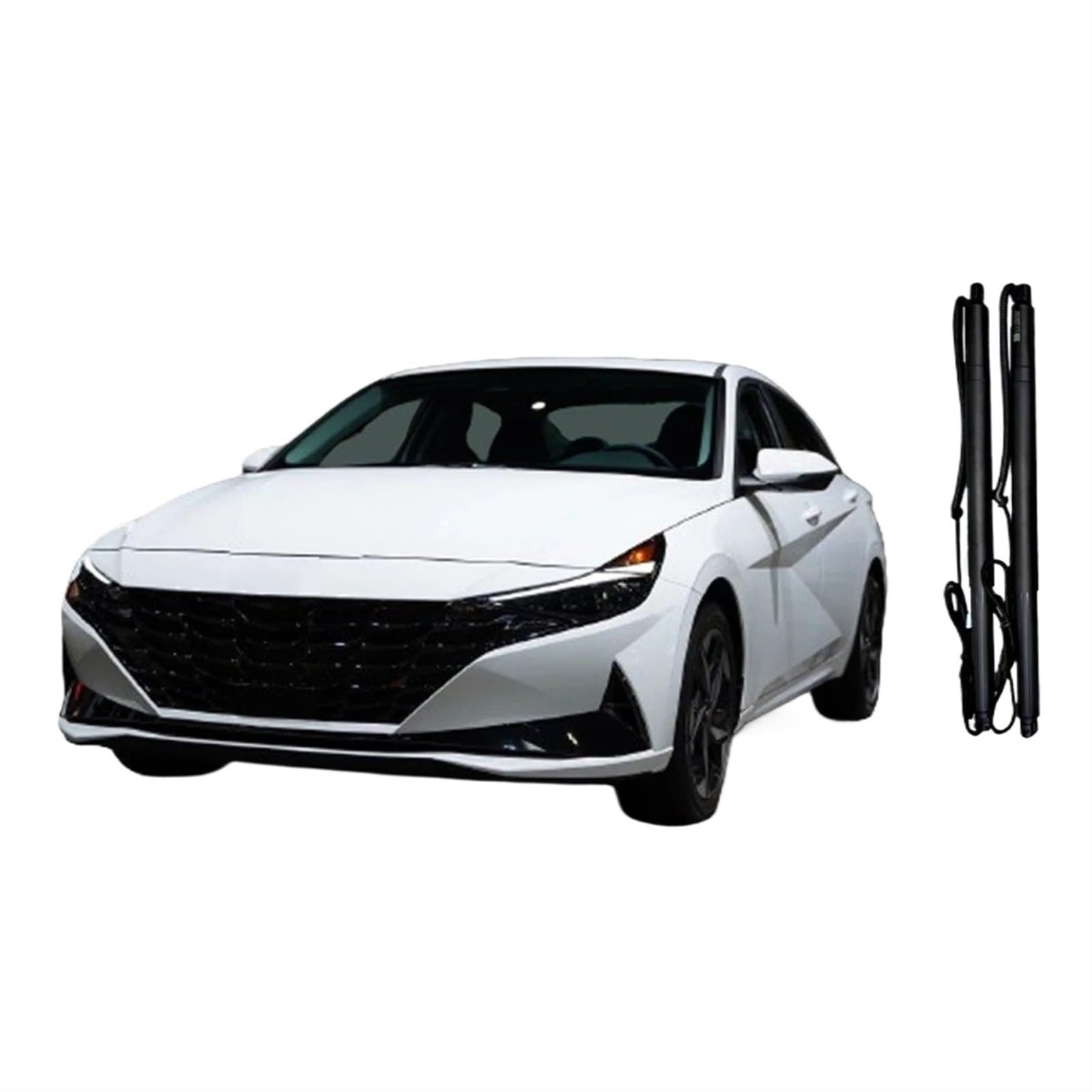 Gasfeder Dämpfer Heckklappe Für Hyundai Für Elantra Für Avante 2021+ Power Heckklappe Struts Auto Auto Kofferraum Boot Deckel Shock Lift Elektrische Heckklappe Kofferraum Gasfeder(With kick sensor) von Tfkkaw