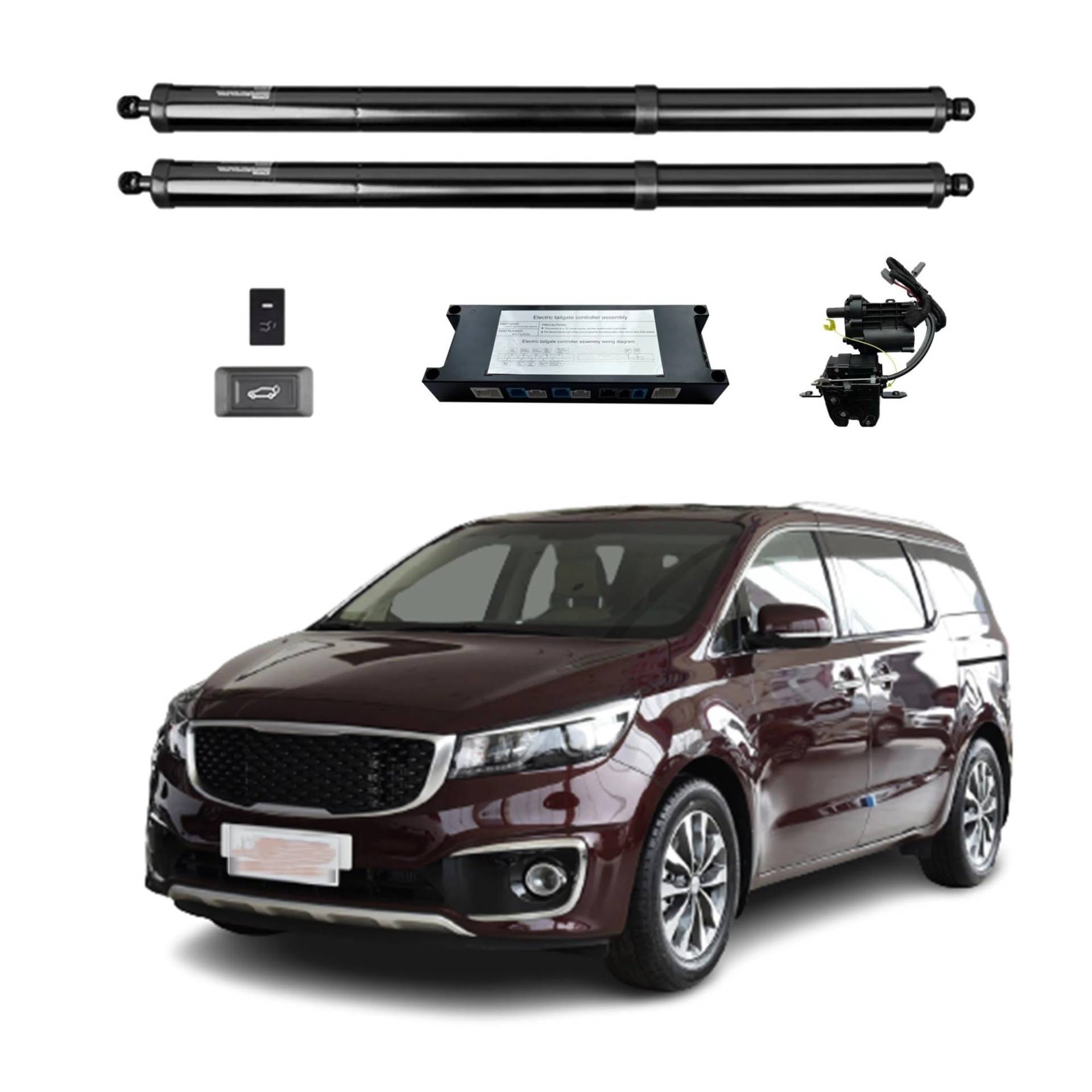 Gasfeder Dämpfer Heckklappe Für Kia Für Carnival Für Sedona 2015-2020 Elektrische Heckklappe Power Back Door Heckklappe Heckklappe Auto Boot Trunk Strut Shock Hubstange Kofferraum Gasfeder(Without kic von Tfkkaw