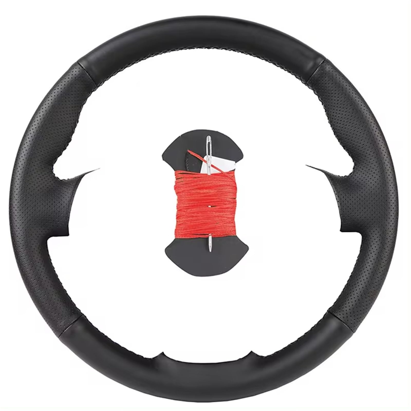 Lenkradabdeckung Für Citroen Für Jumper Für Relais DIY Angepasst Auto Lenkrad Abdeckung Lenkrad Abdeckung Schutz Auto Lenkradhülle Protekto(Red) von Tfkkaw