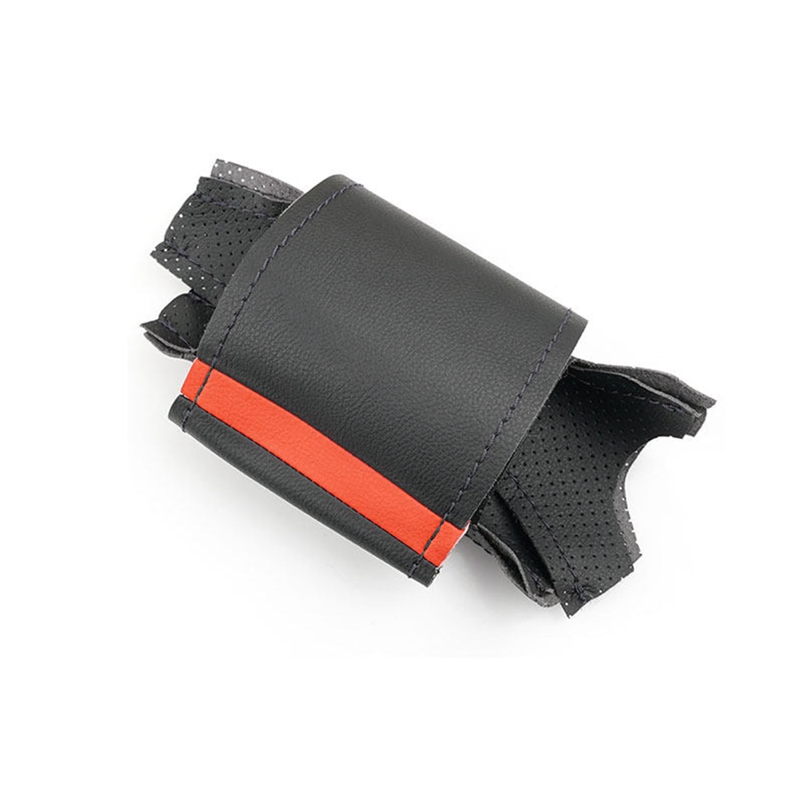 Lenkradabdeckung Für Lexus IS200 300 1999 2000 2001 2002 2003 2004 2005 Auto Lenkrad Abdeckung Leder Trim Auto Lenkradhülle Protekto(Black line-Red) von Tfkkaw