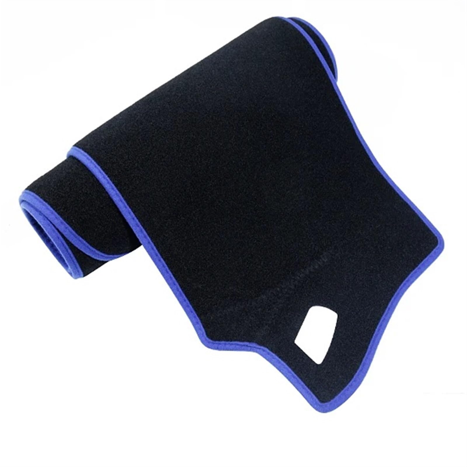 Teppich Dashmat A6 C6 2005-2011 4F Für S-Linie 2006 2007 2008 2009 2010 Auto Armaturenbrett Matte Abdeckung Pad inneren Sonnenschutz Armaturenbrett Dash Mat(Blue Edge,Linkslenker) von Tfkkaw