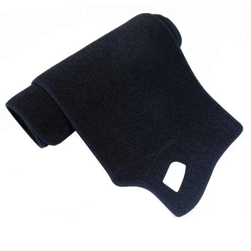 Teppich Dashmat A6 C8 4K 2019 2020 2021 2022 Autozubehör Armaturenbrett Sonnenschutzdach Anti-Uv-Teppich Teppich Dashboard-Pads Schutz Dash Mat(All Black,Linkslenker) von Tfkkaw