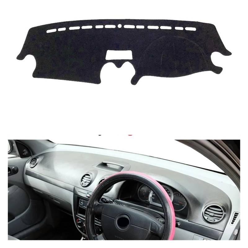 Teppich Dashmat Für Suzuki Für Forenza 2004 2005 2006 2007 2008 2009 2010 2011 2012 2013 Auto Dashboard Abdeckung Dash Matte Teppich Dash Mat(Style 1-RHD-Black) von Tfkkaw