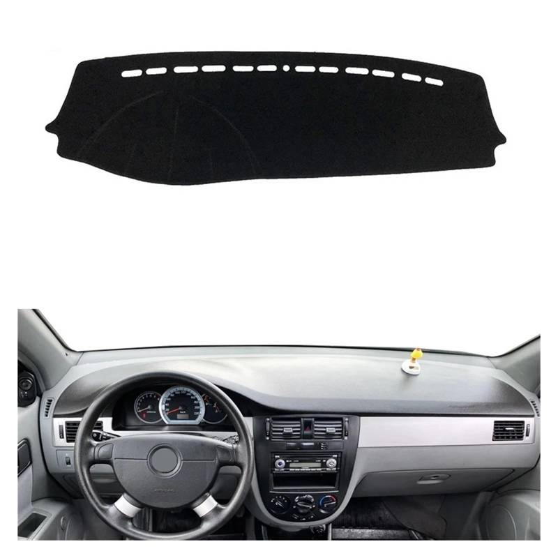 Teppich Dashmat Für Suzuki Für Forenza 2004 2005 2006 2007 2008 2009 2010 2011 2012 2013 Auto Dashboard Abdeckung Dash Matte Teppich Dash Mat(Style 2-LHD-Black) von Tfkkaw