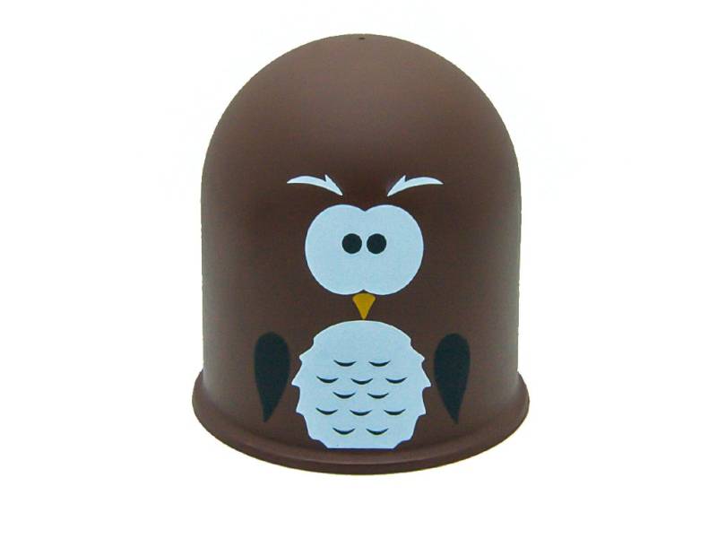 Schutzkappe Anhängerkupplung AHZV Kappe AHK Vogel Geschenkidee Uhu Eule Owl von The Coupling Caps