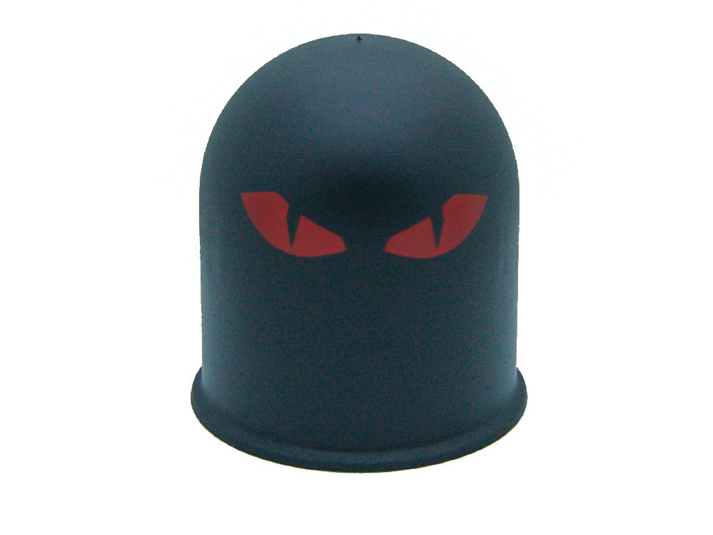 Schutzkappe Anhängerkupplung Dämon Teufel Evil Eye Cap 3 / Böser Blick 3 rot von The Coupling Caps