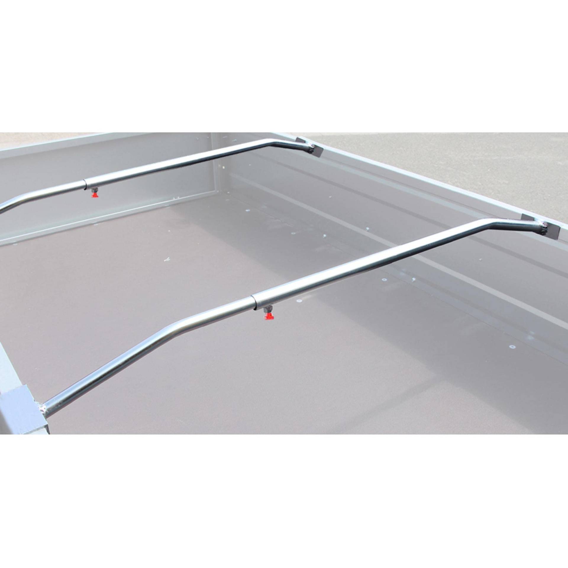 The Drive 2X Flachplanenbügel Aluminium verstellbar 108-146cm Planenbügel für Anhänger von The Drive