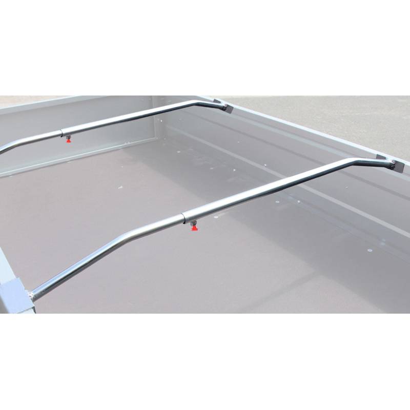 The Drive 2X Flachplanenbügel Aluminium verstellbar 108-146cm Planenbügel für Anhänger von The Drive