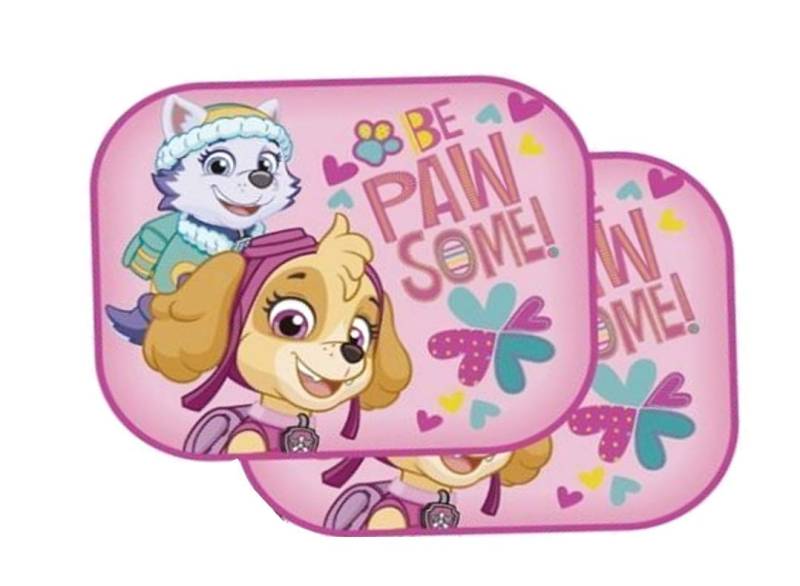 2 x Auto PKW Sonnenschutz Minnie Maus - Frozen – Princess - Sofia/Vorhänge Seitenscheibe - Sonnenblende UV Schutz Paw (Design Frozen 2 Olaf) (Paw Patrol) von Theonoi