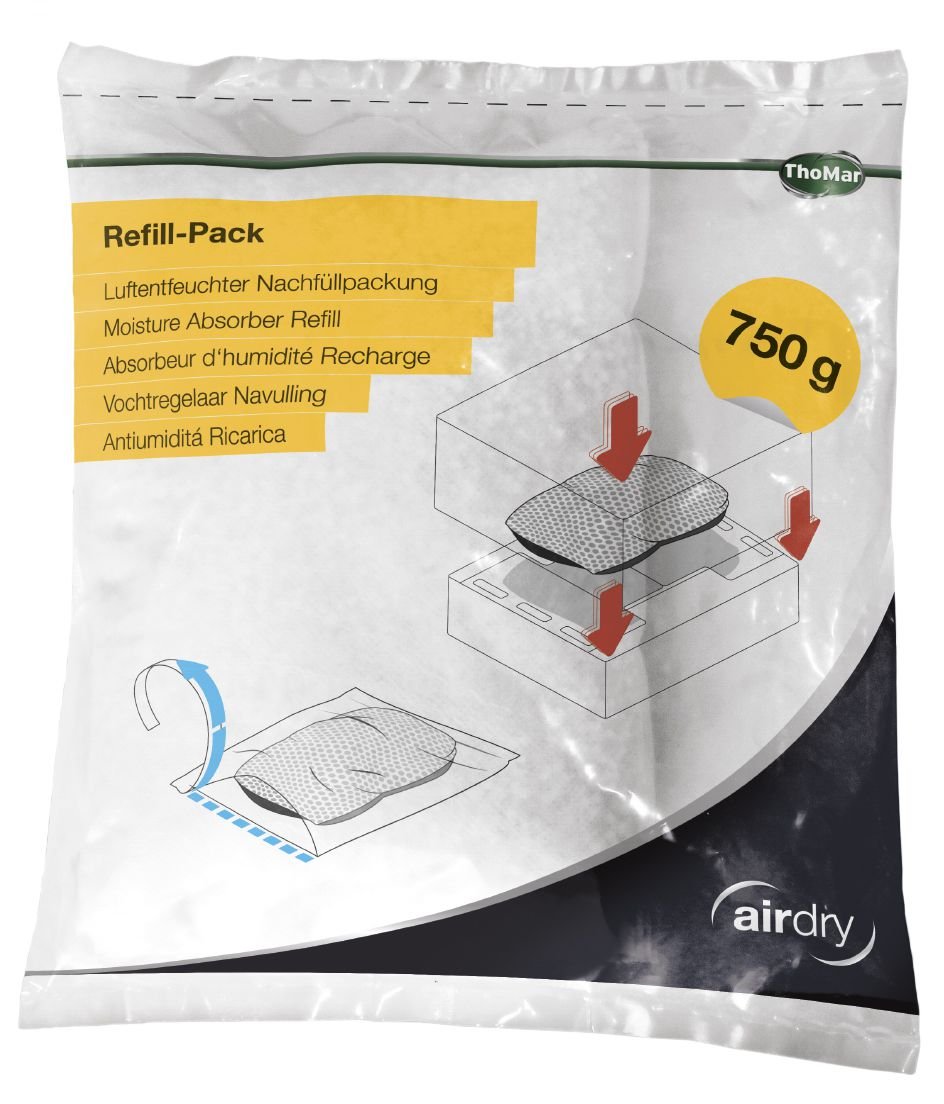 Thomar 606100 Airdry Raum-Entfeuchter Nachfüll pack von Thomar