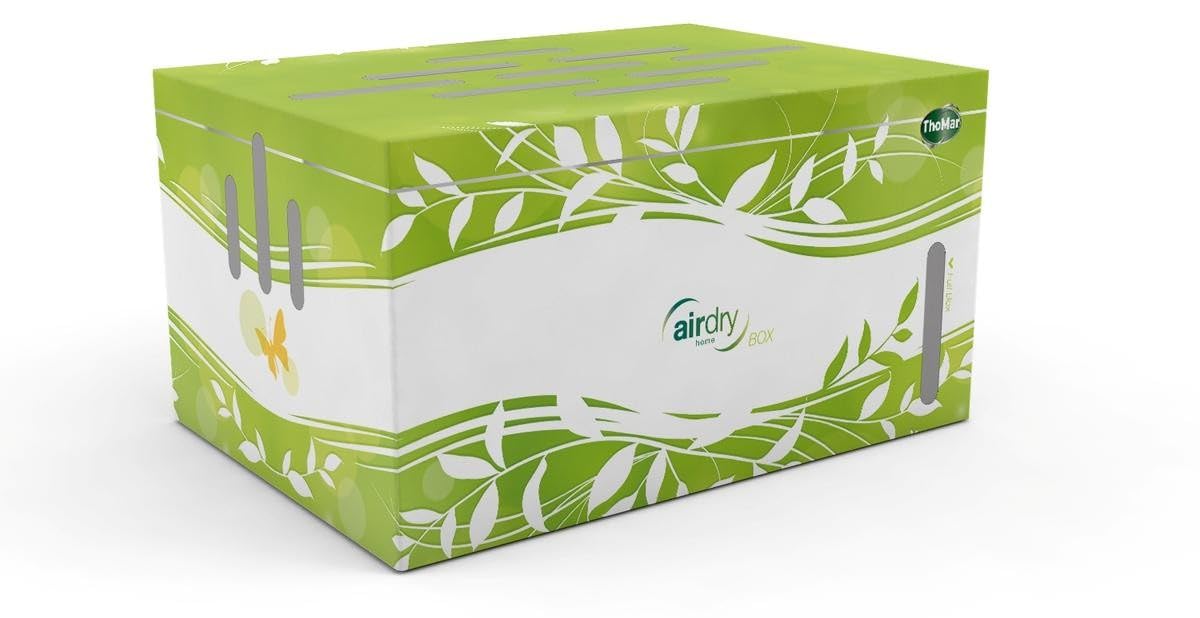 Thomar airDry Raum-Entfeuchter, Design BOX Green, 2x 750g, bis zu 30 m² von Thomar