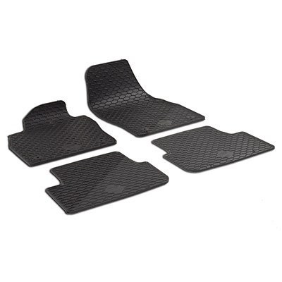 Thomatex Gummi Fußmatten-Set VW Polo 6, Seat Ibiza 5, Seat Arona, Audi A1 für Audi, Seat, VW von Thomatex