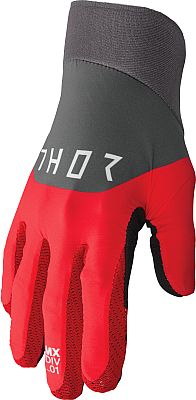 Thor Agile Rival S23, Handschuhe - Rot/Dunkelgrau - M von Thor