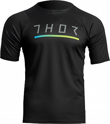 Thor Assist Caliber S22, Trikot kurzarm - Schwarz - XL von Thor