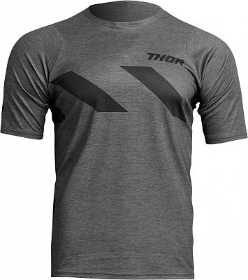 Thor Assist Hazard S22, Trikot kurzarm - Grau/Dunkelgrau - XS von Thor