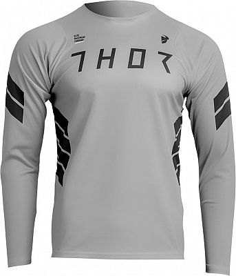 Thor Assist Sting S22, Trikot - Hellgrau/Schwarz - S von Thor