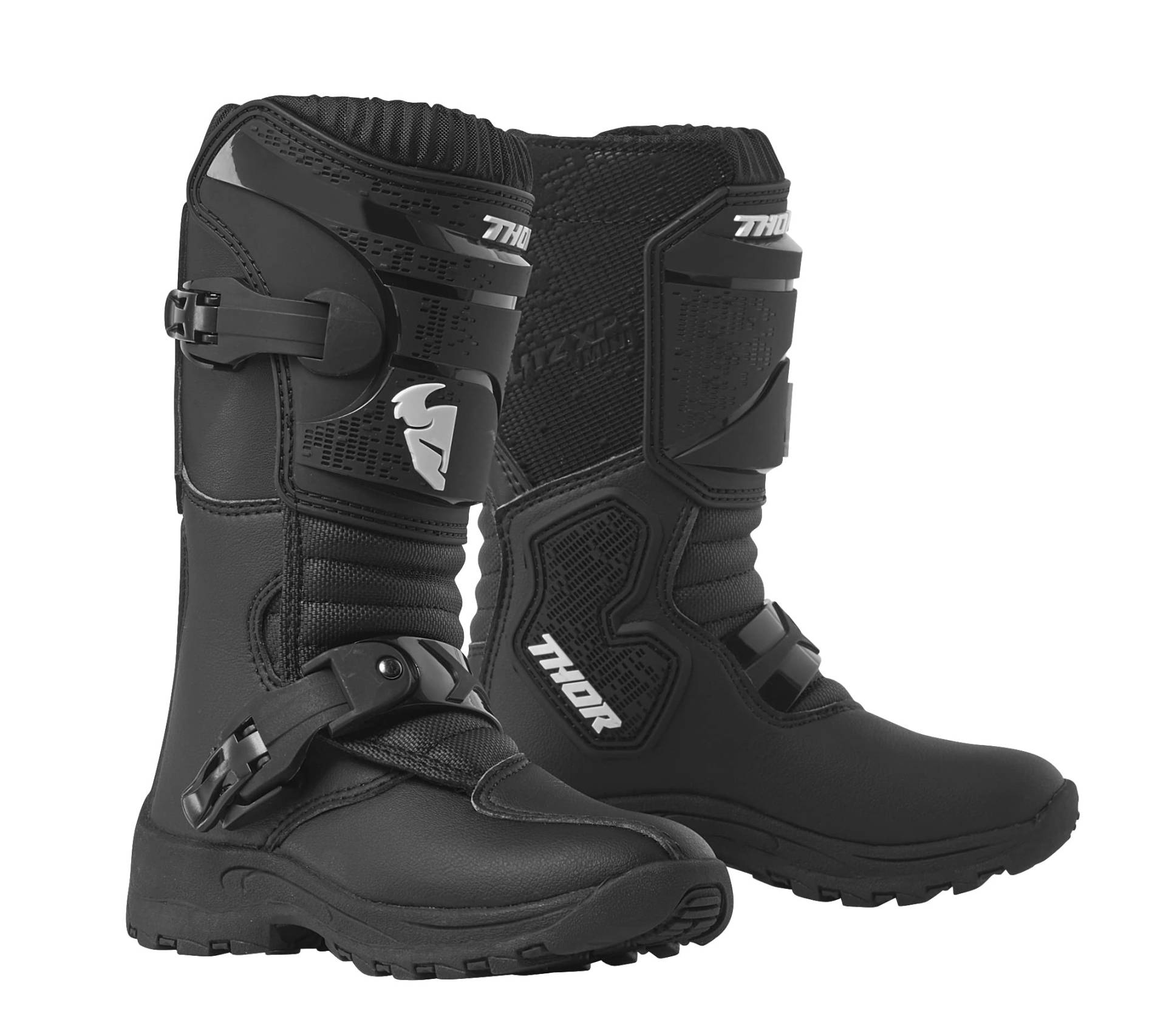 Thor Blitz MINI XP Kinder MX Stiefel Motorrad Enduro Cross Quad Boots schwarz 10 von Thor