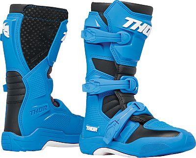 Thor Blitz XR, Stiefel Kinder - Blau/Schwarz/Weiß - 1 US von Thor