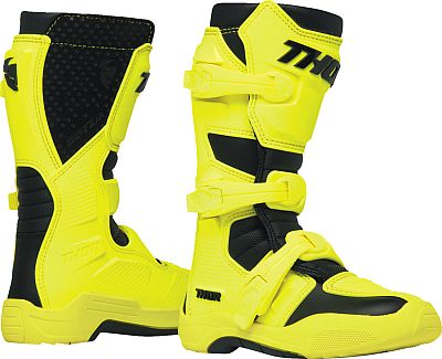 Thor Blitz XR, Stiefel Kinder - Neon-Gelb/Schwarz - 2 US von Thor