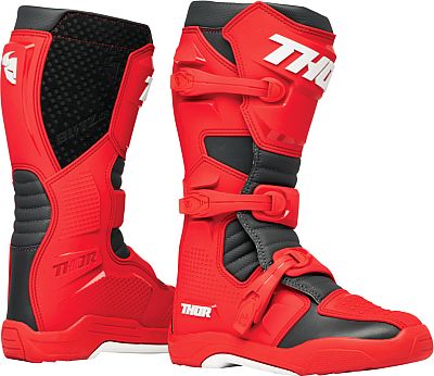 Thor Blitz XR, Stiefel - Rot/Schwarz/Weiß - 8 US von Thor