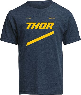 Thor Brave, T-Shirt Jugend - Dunkelblau/Gelb - L von Thor