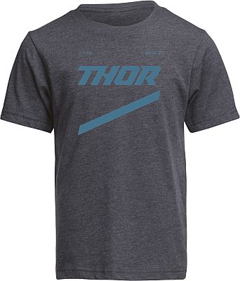 Thor Brave, T-Shirt Jugend - Dunkelgrau/Blau - S von Thor